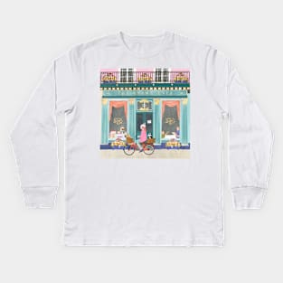 High Tea at The Grand Cafe Oxford Kids Long Sleeve T-Shirt